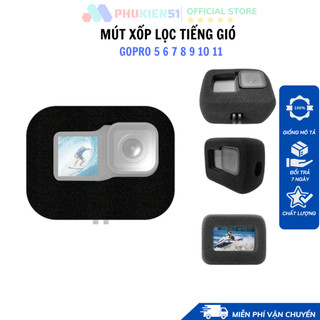 Ốp xốp giảm tiếng ồn gió, chắn gió cho GoPro Hero Black, Camera Hành Động