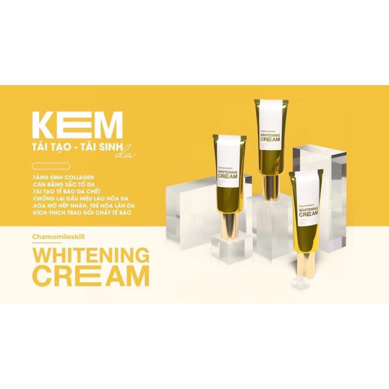 Combo kem tái tạo và kem tái tạo kim cương hàng chính hãng kèm quà tặng