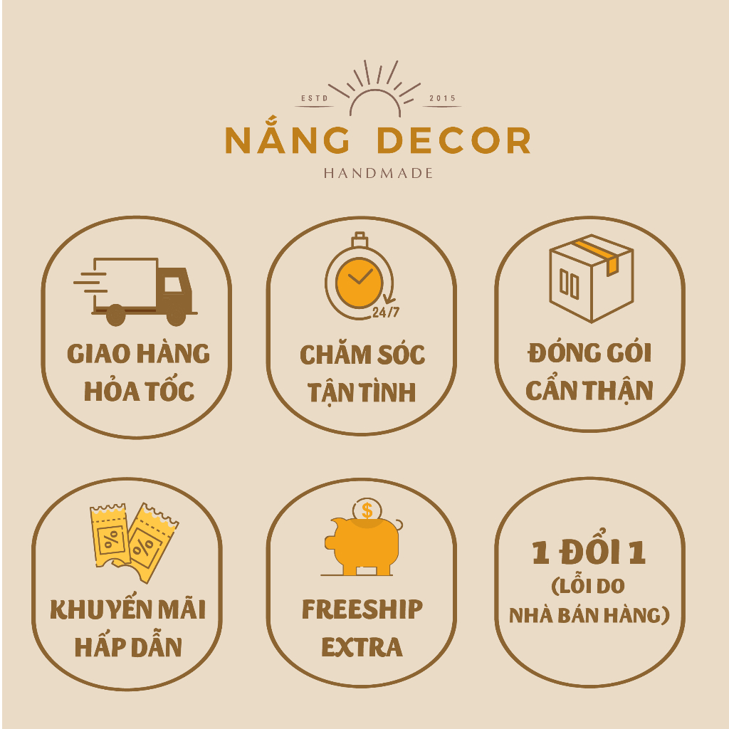 Sticker chống thấm nước | Camping 01 | dán mũ bảo hiểm,laptop, ly bình giữ nhiệt họa tiết dễ thương | Nắng Decor