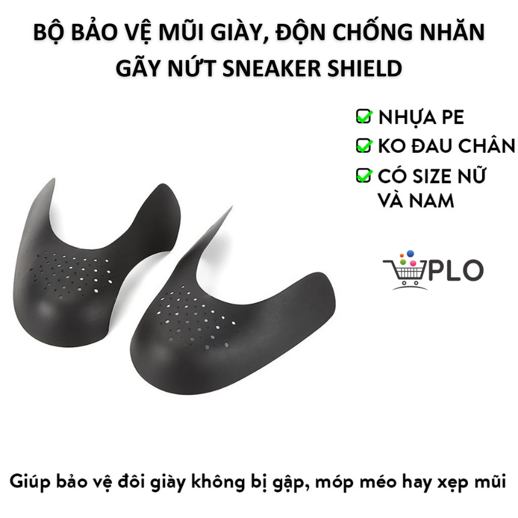 Bộ bảo vệ mũi giày, độn chống nhăn gãy nứt SNEAKER SHIELD