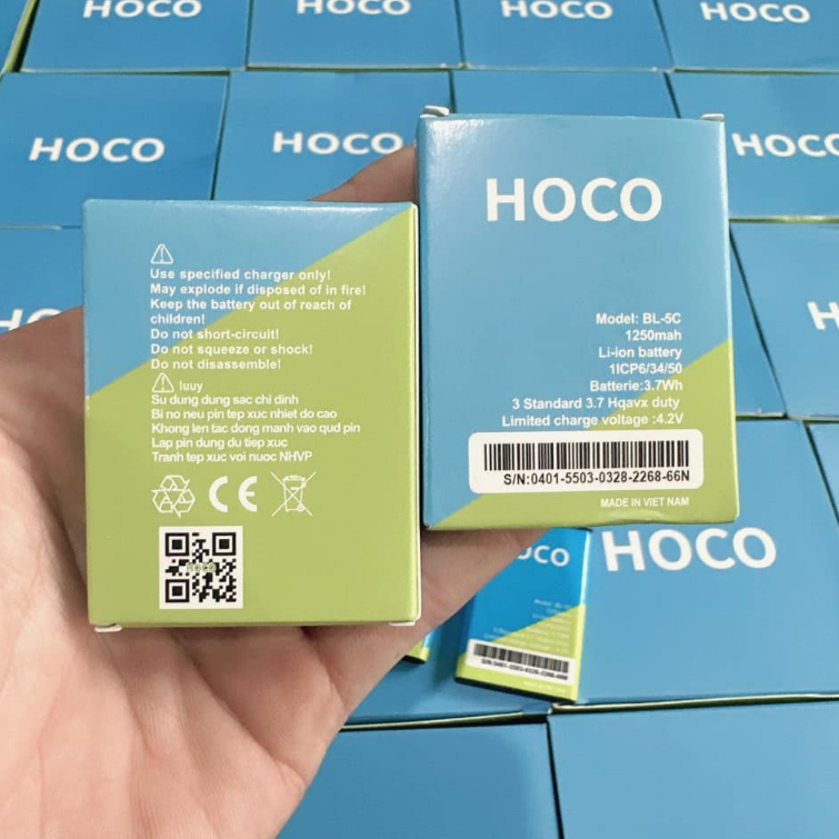 Pin zin đen Nokia BL-5C dành cho Nokia 1202;1280;2255;1110;Asha205;C2-