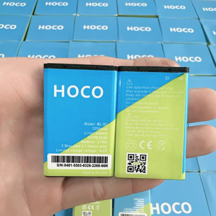 Pin zin đen Nokia BL-5C dành cho Nokia 1202;1280;2255;1110;Asha205;C2-