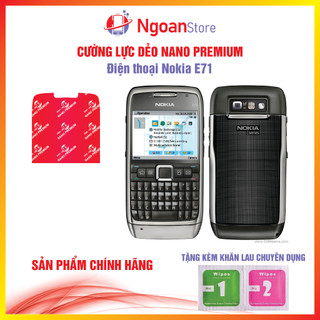 Cường lực dẻo Nano Nokia E71 chống xước bảo vệ màn hình - Ngoan Store
