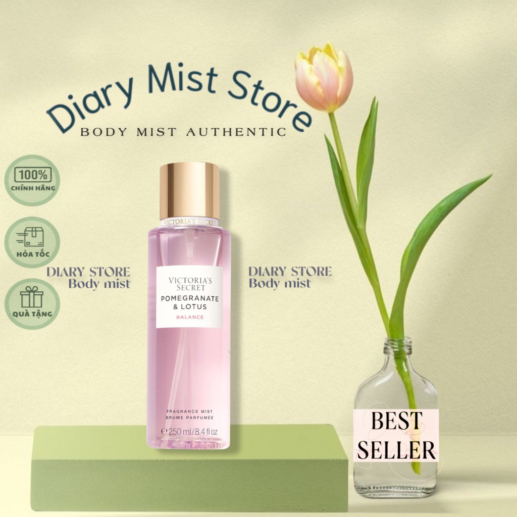 𝐃𝐢𝐚𝐫𝐲𝐦𝐢𝐬𝐭.𝐬𝐭𝐨𝐫𝐞 Xịt thơm body mist Victoria’s Secret - Pomegranate & Lotus