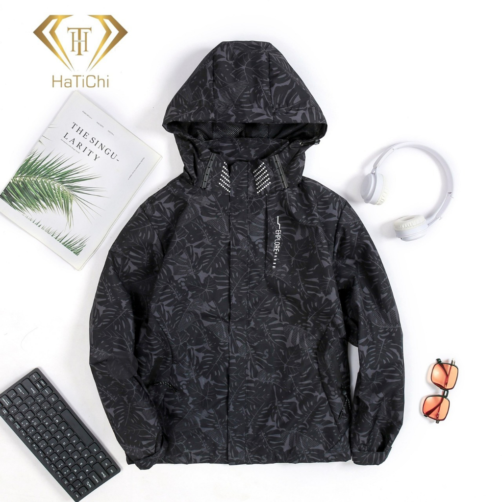 Áo khoác gió nam nữ in hoạ tiết cao cấp, Áo gió nam nữ 2 lớp chống nước, cản gió, chống bụi - Fashion Hand