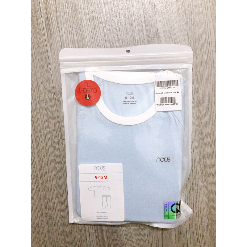 Bộ quần áo NOUS dài thu đông chất liệu peptit cho bé trai bé gái