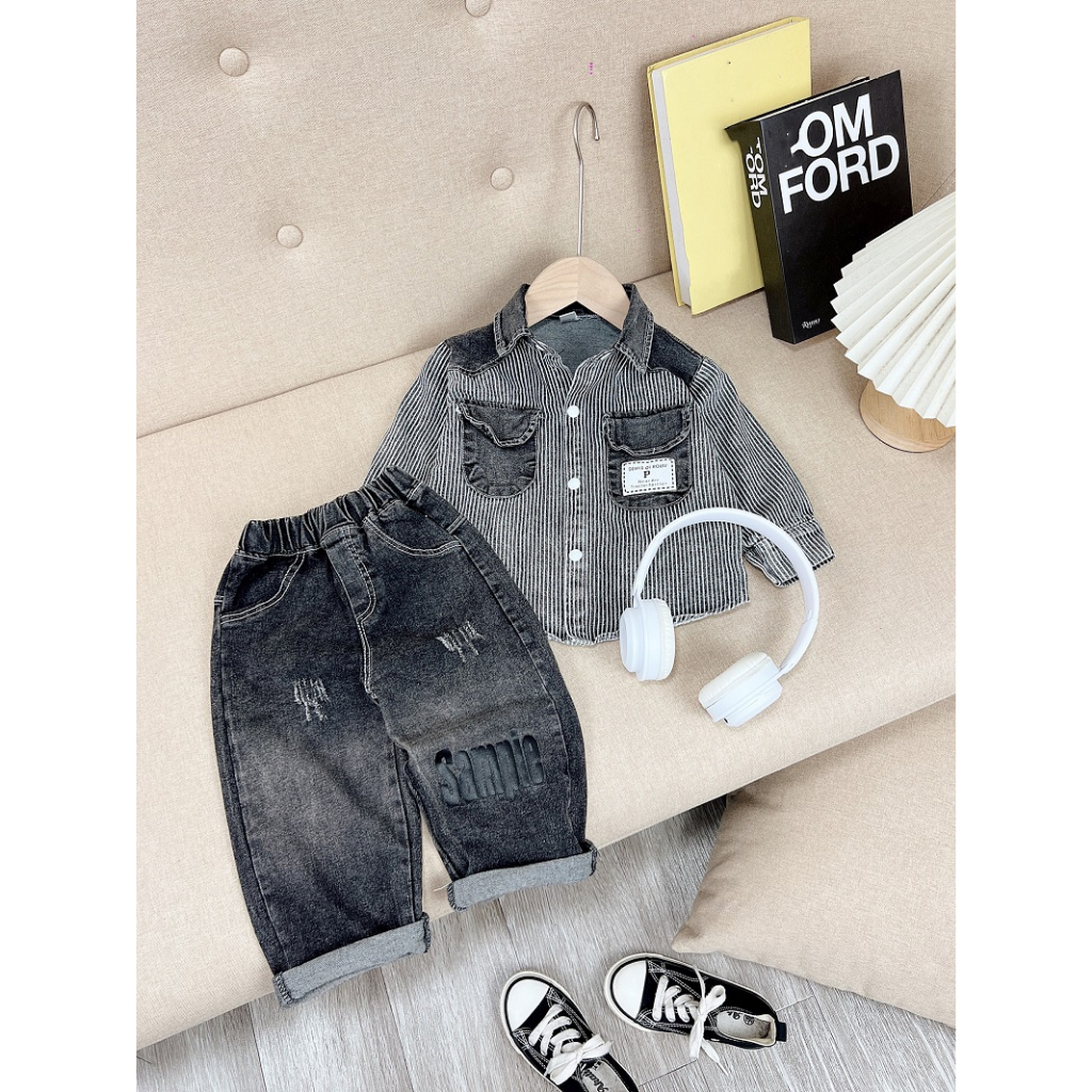 Bộ bò tay dài cho bé trai size 9-28kg,quần áo trẻ em