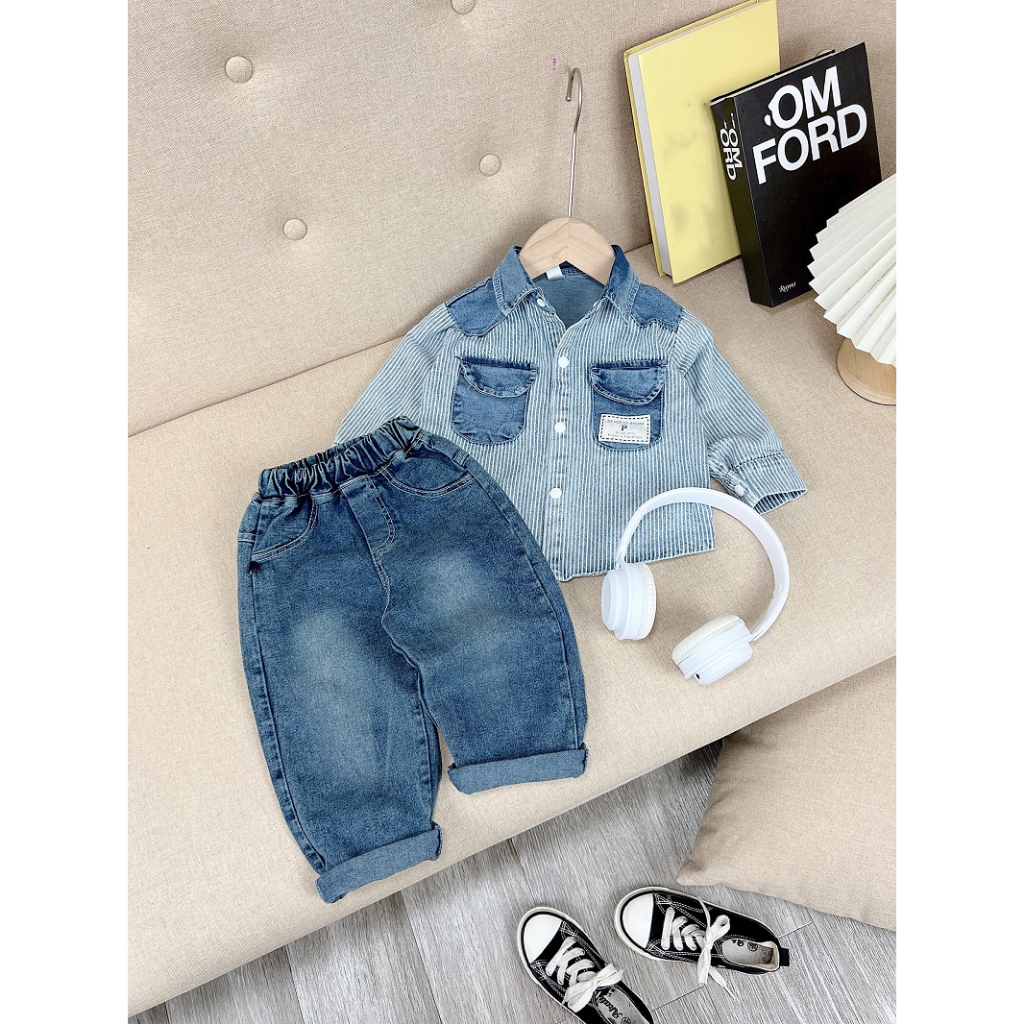 Bộ bò tay dài cho bé trai size 9-28kg,quần áo trẻ em