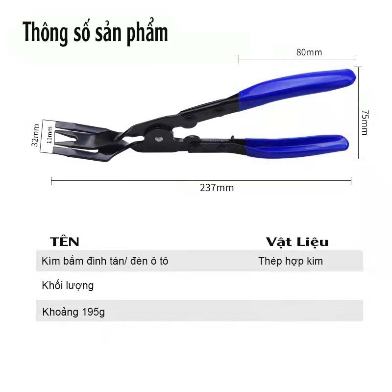 Kìm mở chóa đèn xe máy ô tô, kềm ra chóa đèn, kìm nạy chóa đèn, kìm tách chóa đèn, kìm tháo ví chi tiết nội thất