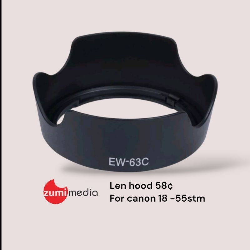Len hood loa che sáng phi 58 cho Canon EF-S 18-55mm