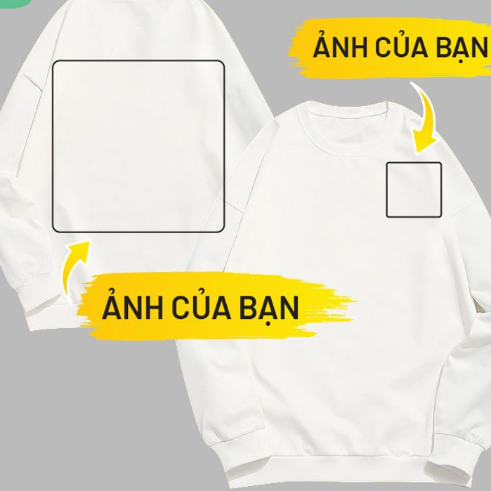 Áo in hình theo yêu cầu , áo sweater in theo yêu cầu - áo local brand in theo yêu cầu giá rẻ