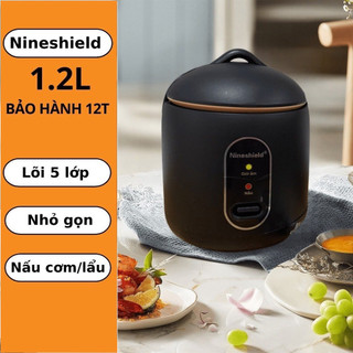 Nồi cơm điện mini Nineshield dung tích 1,2 lít cao cấp chính hãng