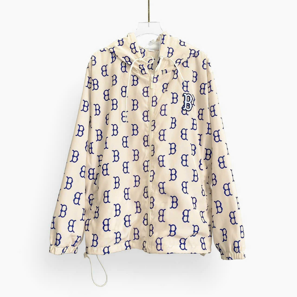ÁO KHOÁC GIÓ MLB MONOGRAM,CHẤT LIỆU THẤM NƯỚC CAO CẤP