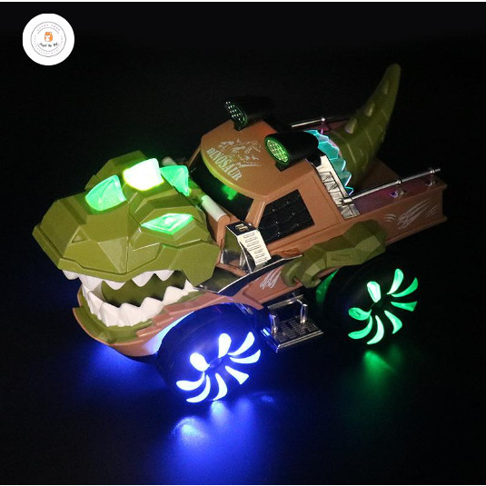 Đồ chơi - Xe Ô tô khủng long có đèn , có nhạc cho bé