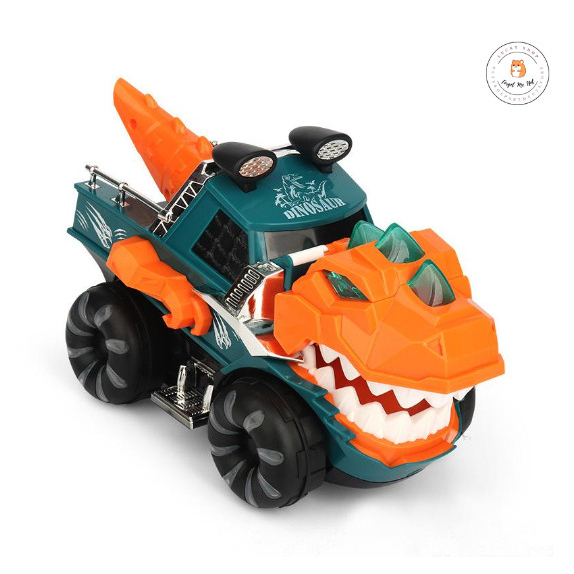 Đồ chơi - Xe Ô tô khủng long có đèn , có nhạc cho bé