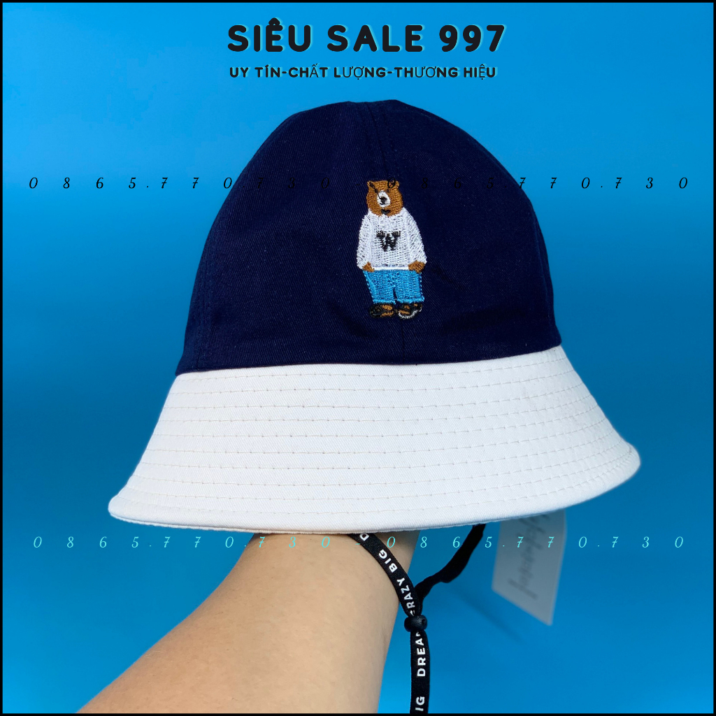 1 CẶP 2 NÓN THÊU GẤU HOT TREND CHO NGƯỜI LỚN VÀ TRẺ EM THỜI TRANG HOT HIT