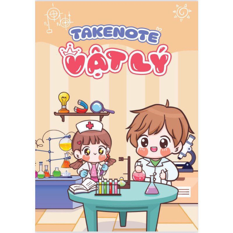 Sổ tay Takenote Vật lý THCS  TẶNG KÈM BỘ QUÀ ĐÓN NĂM HỌC MỚI SIÊU CUTE