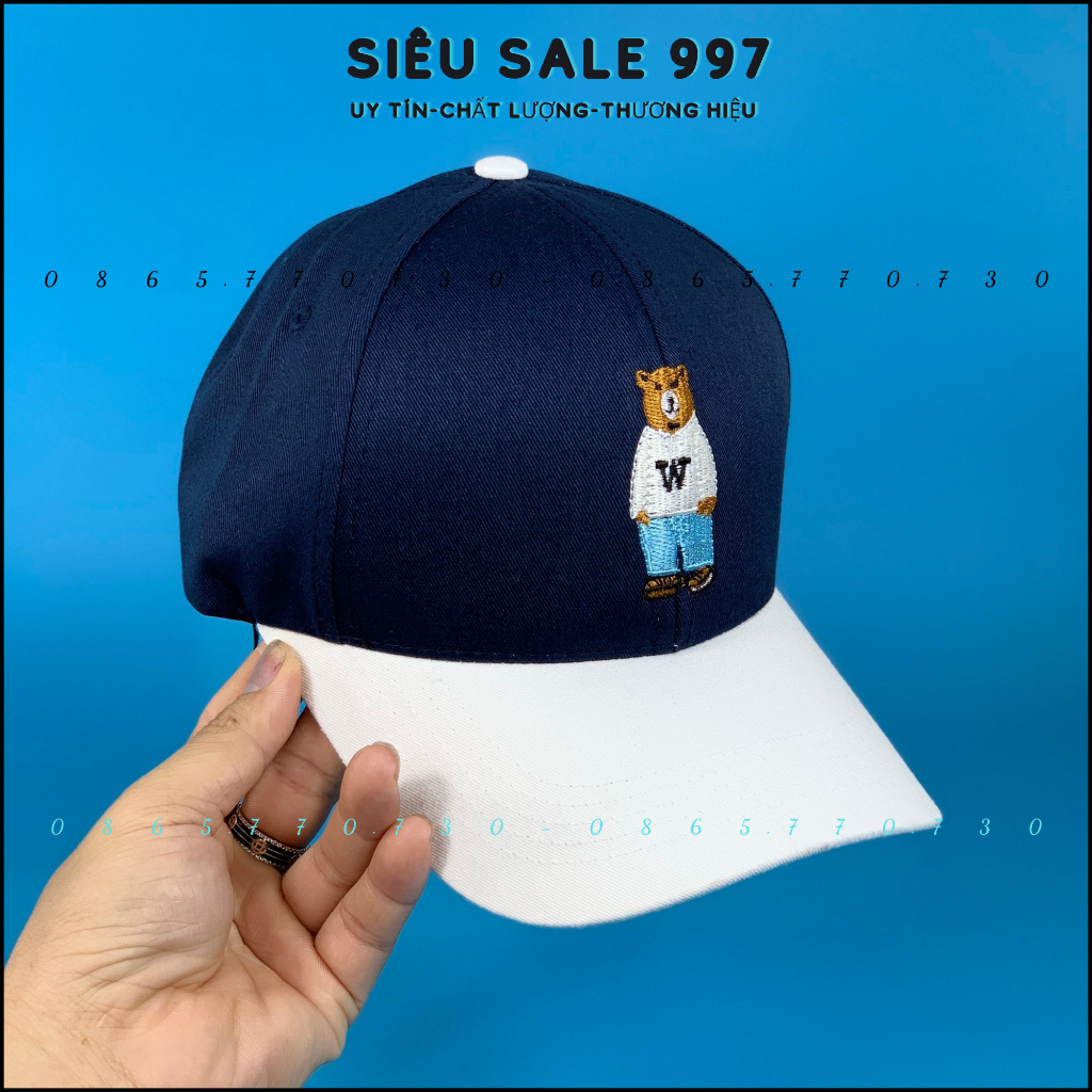 1 CẶP 2 NÓN THÊU GẤU HOT TREND CHO NGƯỜI LỚN VÀ TRẺ EM THỜI TRANG HOT HIT