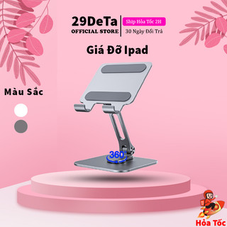 Giá để ipad, giá đỡ máy tính bảng tablet dễ dàng gấp gọn 29deta được làm từ nhôm nguyên khối,trang trí bàn làm việc