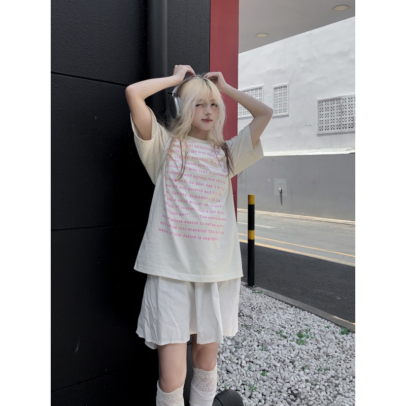 Calem Club - Áo Thun LOVER form rộng unisex tay lỡ vải cotton thoáng mát