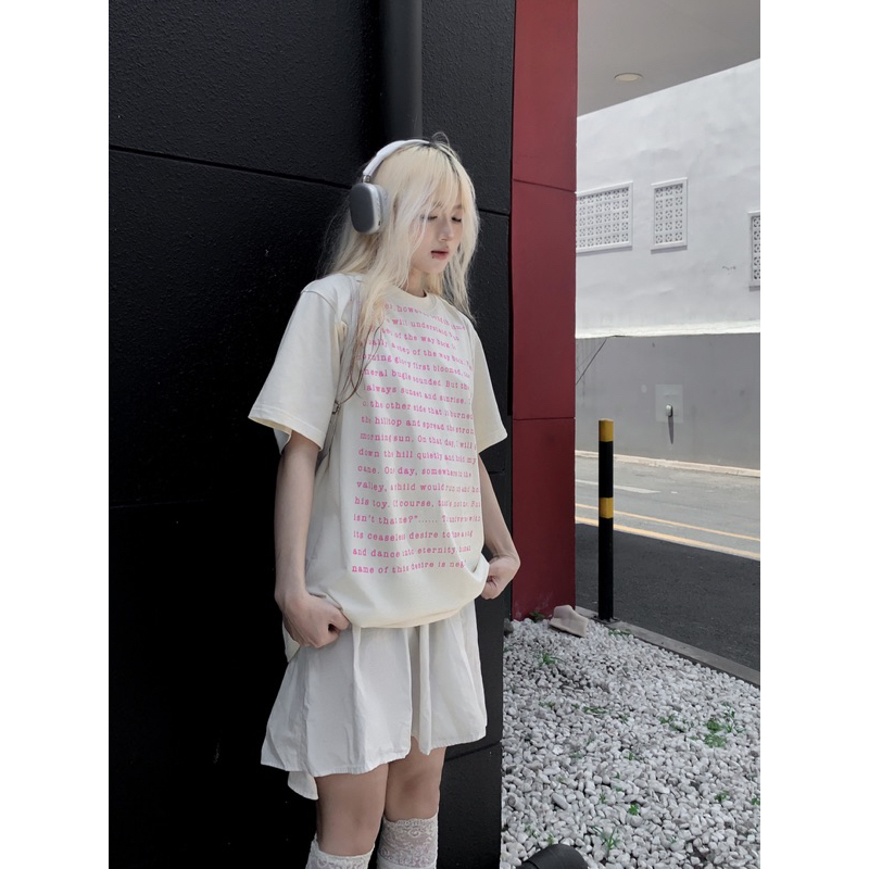 Calem Club - Áo Thun LOVER form rộng unisex tay lỡ vải cotton thoáng mát