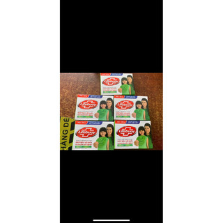 Combo 5 cục xà bông diệt khuẩn Lifeboy xanh lá 90g
