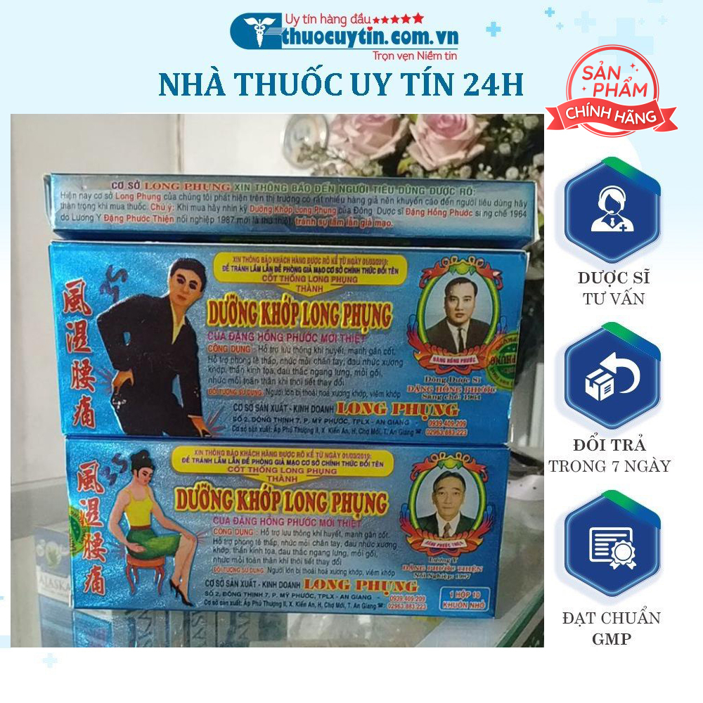 Dưỡng khớp long phụng viên hoàn giảm đau xương khớp