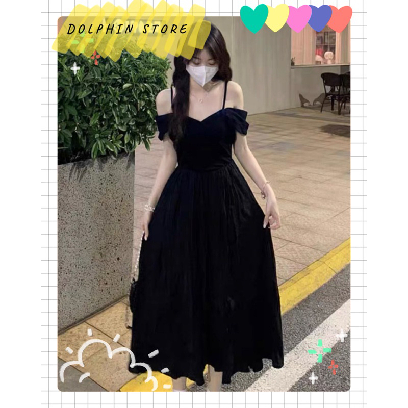 BIGSIZE Đầm trễ vai bigsize - đầm dài bigsize - đầm đen bigsize