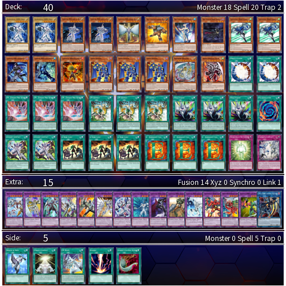 Bài YUGIOH - Neos HERO Deck - Bài IN 1 MẶT