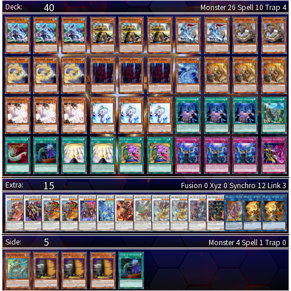 Bài YUGIOH - Swordsoul Deck - Bài IN 1 MẶT