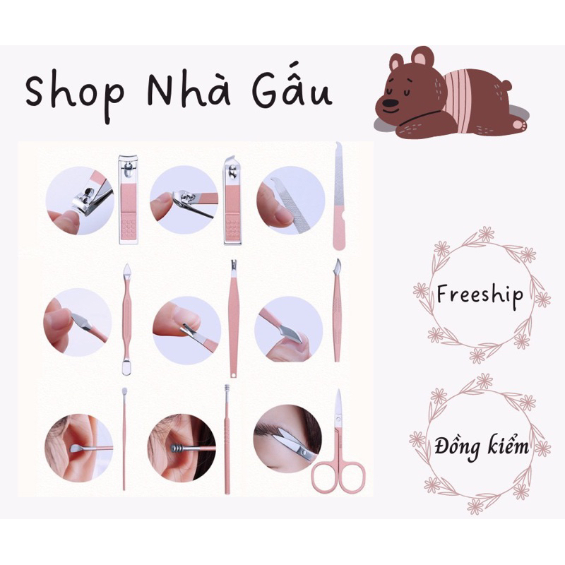 Shop nhà gạo -bộ cắt dũa móng tay tiện lợi