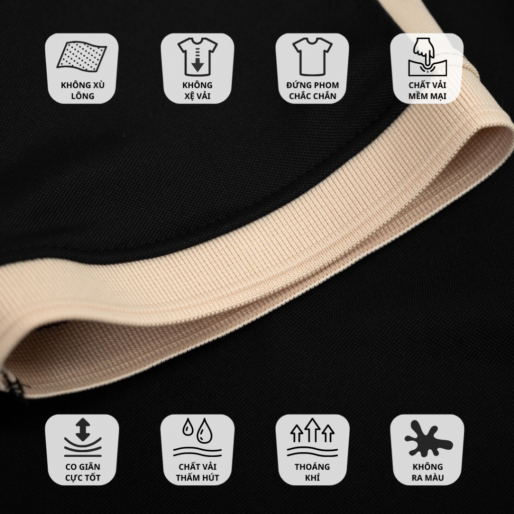 Áo thun nam UNIPION vải cá sấu dày dặn, trẻ trung năng động - AT172