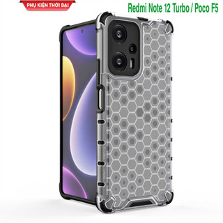 Ốp lưng Redmi Note 12 Turbo Note 13 / 13 Pro / Note 14 / 14 Pro / Turbo 3 tổ Ong vân lục lăng chống sốc chống va đập