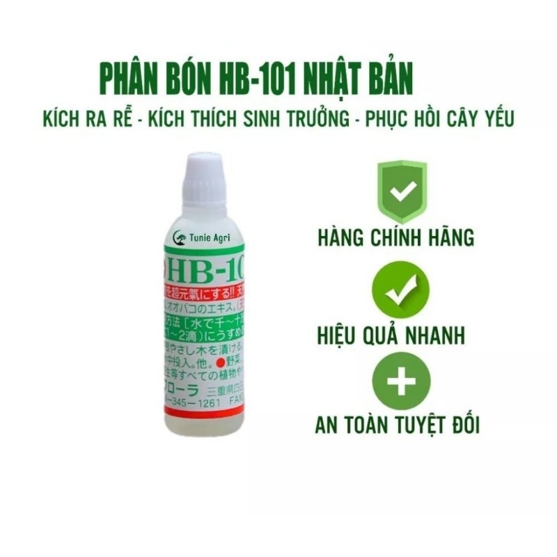 Hb 101 kích rễ phục hồi cây suy yếu Nhật Bản 6ml