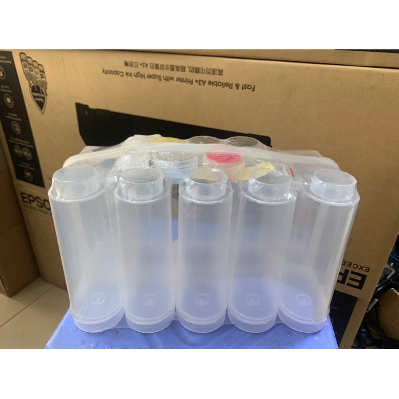 Bộ bình tiếp mực ngoài 500ml không chip dùng cho các dòng máy canon 6560/6770/6860/6780...