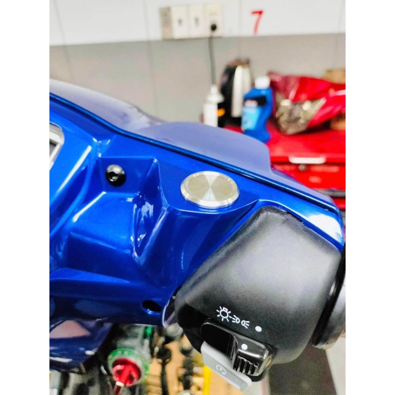 Ốc Đậy Chân Kính Xe Exciter 2006->2010, Inox 304 CTS