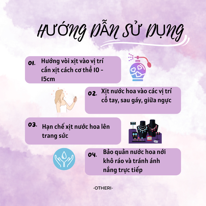 Tinh Dầu Nước Hoa Nữ OTHERI Thơm Lâu Hương Thơm Quyến Rũ Nhẹ Nhàng 10ml