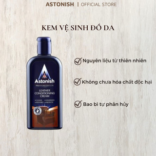 Vệ sinh túi da ASTONISH vệ sinh đồ da túi xách ghế áo dày da tẩy mốc phục hồi đồ da C6960