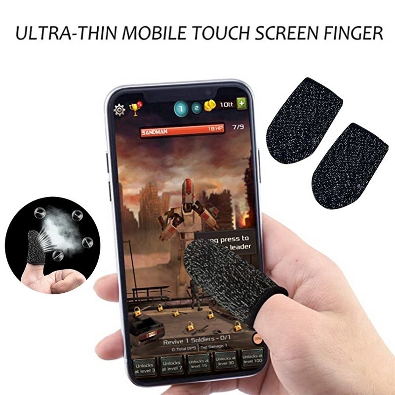 Bộ bao 2 ngón tay chuyên dụng chơi game mobile chống ra mồ hôi tay