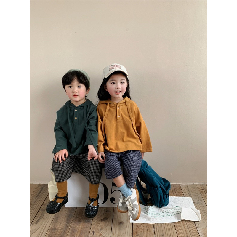 Áo Hoodie Nỉ Trơn Cho Bé 02