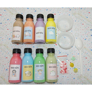 Kit làm slime basic - dụng cụ làm slime cơ bản, an toàn, đơn giản