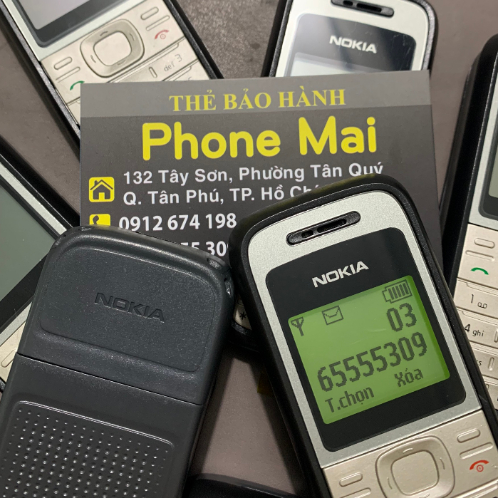 Điện thoại Nghe gọi Nokia 1200 Chính Hãng - Men Zin, Main Zin, Vỏ Mới - Có Pin Sạc Đầy Đủ - Bảo Hành 12 Tháng