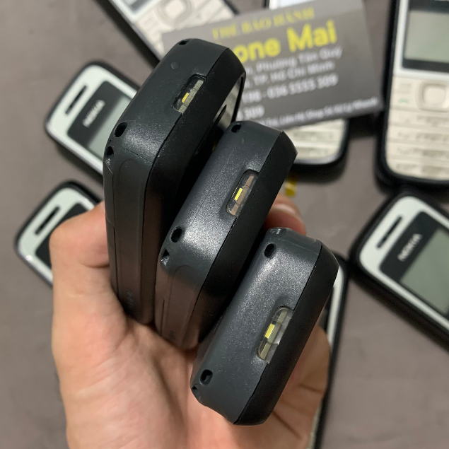 Điện thoại Nghe gọi Nokia 1200 Chính Hãng - Men Zin, Main Zin, Vỏ Mới - Có Pin Sạc Đầy Đủ - Bảo Hành 12 Tháng