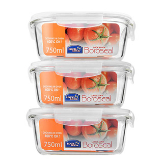 Bộ 3 Hộp lock&lock 750ml chính hãng