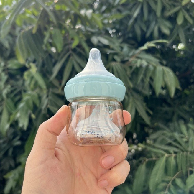 Bình sữa PPSU BABUU cổ rộng 90ml/120ml cho bé sơ sinh