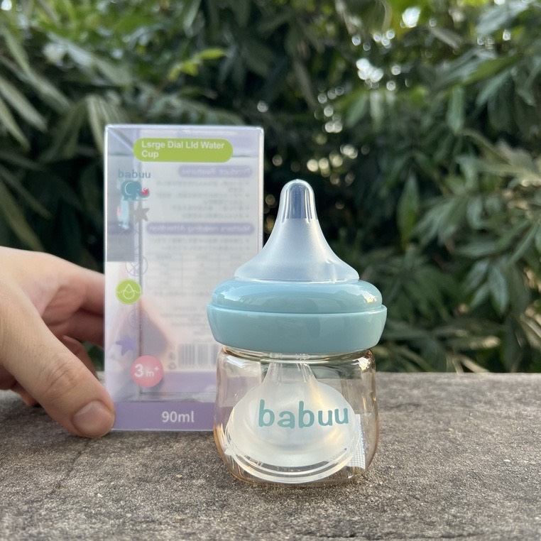 Bình sữa PPSU BABUU cổ rộng 90ml/120ml cho bé sơ sinh