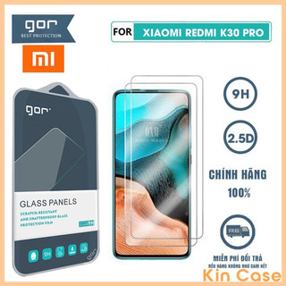 Cường lực Gor Redmi K30 Pro / Redmi K30 (4G,5G) / K30 Ultra / Poco X2, Trong suốt không FULL màn, Mặt kính 9H phủ Nano