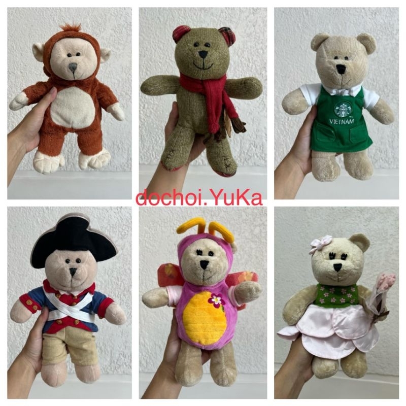 Gấu bông Starbucks Bearista