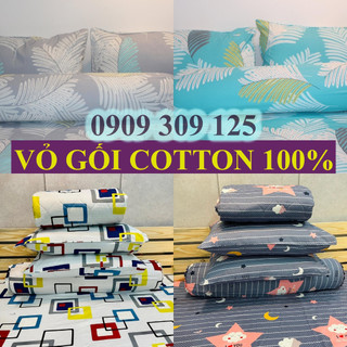 (LINK 2) vỏ gối cotton 100%, chuẩn LOGO CTY thoáng mát nhiều mẫu, vỏ gối nằm , vỏ gối ôm
