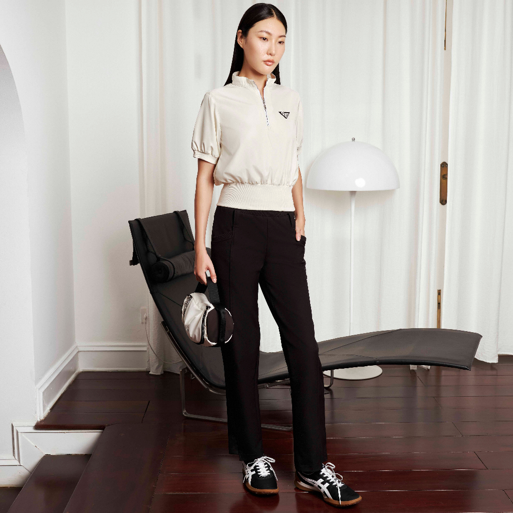 Quần Le Fiery Thể Thao Golf Nữ | The Bluffs Pull - On Pants Black